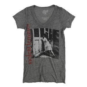 Chaser Womens Violent Femmes Graphic T-Shirt, Grey, DM